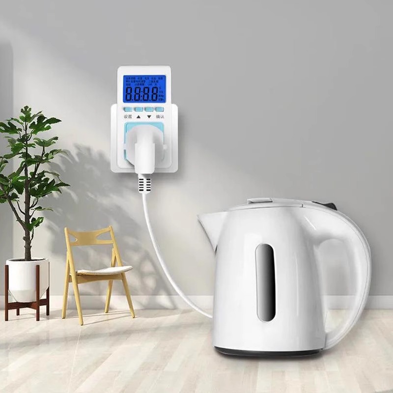 电力监测仪电量功率计量插座检测测试仪家用电压电流电表电费显示