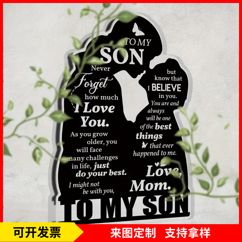 亚马逊新品透明人像亚克力工艺品送母亲节的礼物桌面装饰品摆件