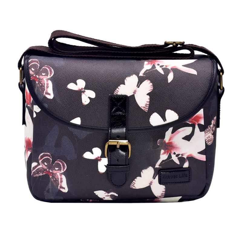 Campus estilo casual mini sola cámara SLR bolsa crossbody bolsa una máquina 1 espejo 2 espejo bolsa de la Cámara individual y bolsa inversa mochila