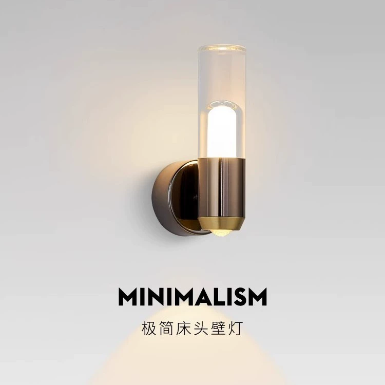Дизайн дивана для гостиной, настенная минималистичная креативная LED настенная лампа для кровати
