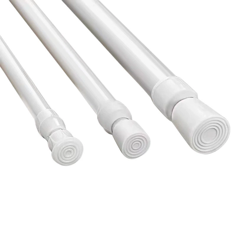 Телескопический стержень без отверстий Карниз для штор для душа Римский стержень Карниз Многофункциональный гардеробный стержень Дверной карниз Бытовая одежда Висячий стержень