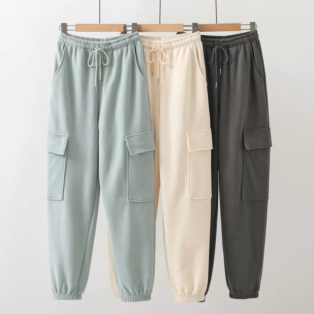 Otoño / invierno nuevos pantalones deportivos de terciopelo NSAC20142