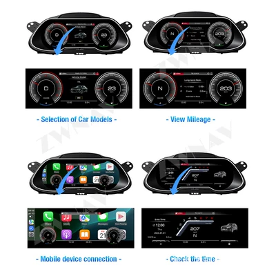 automobile instrument this is a complete LCD instrument
