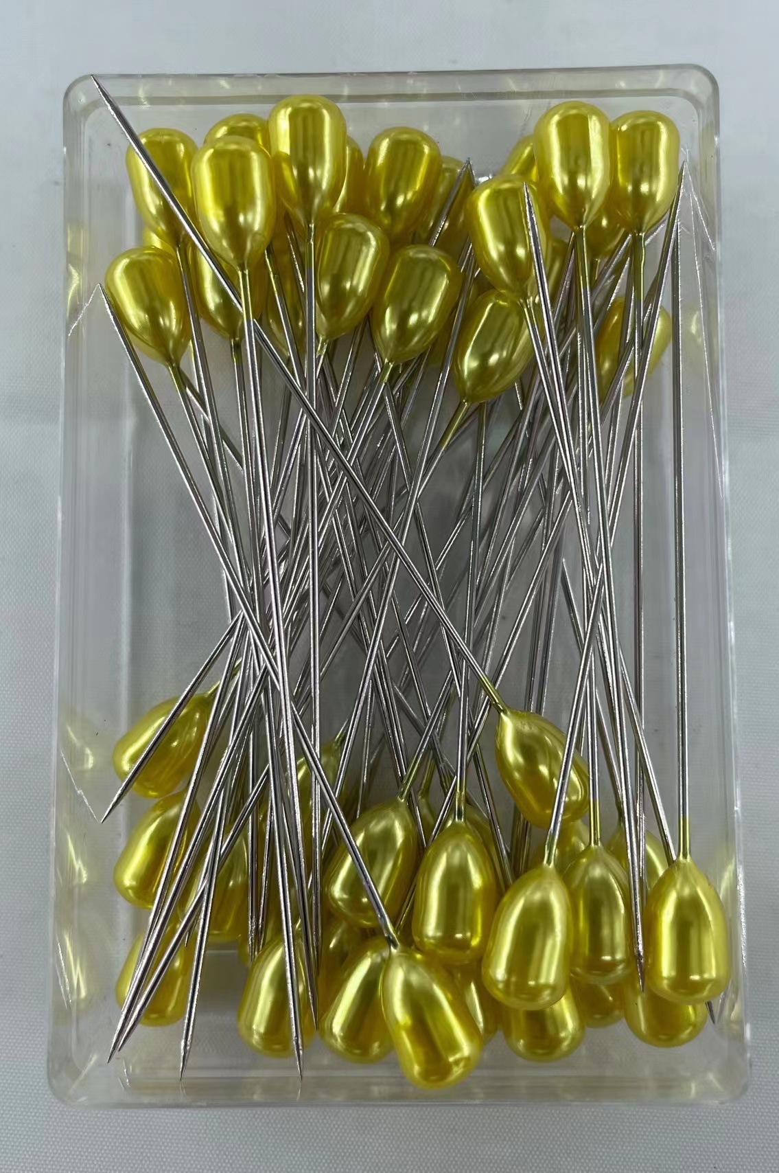 Venta directa de fábrica 6*9*65mm color en forma de pera aguja de posicionamiento de ropa 50 piezas