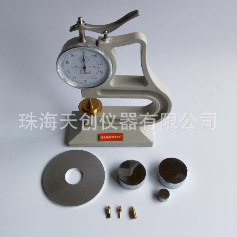 Sundoo山度LP-10-C橡胶测厚仪 橡胶厚度计  10mm指针测厚仪