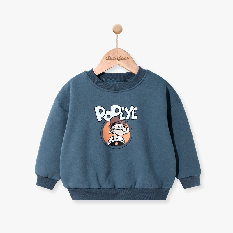 Детское тёплое толстовка с начесом, пуховик на прогулку, oversize