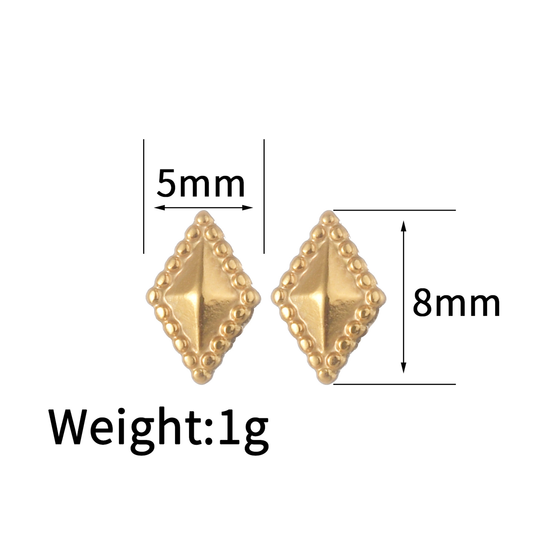 Animal, Moon, Flower Pattern PVD Coated Real Gold Plated Animal Moon Flower 304 Stainless Steel Simple Style Waterproof Non Tarnish Ear Studs
