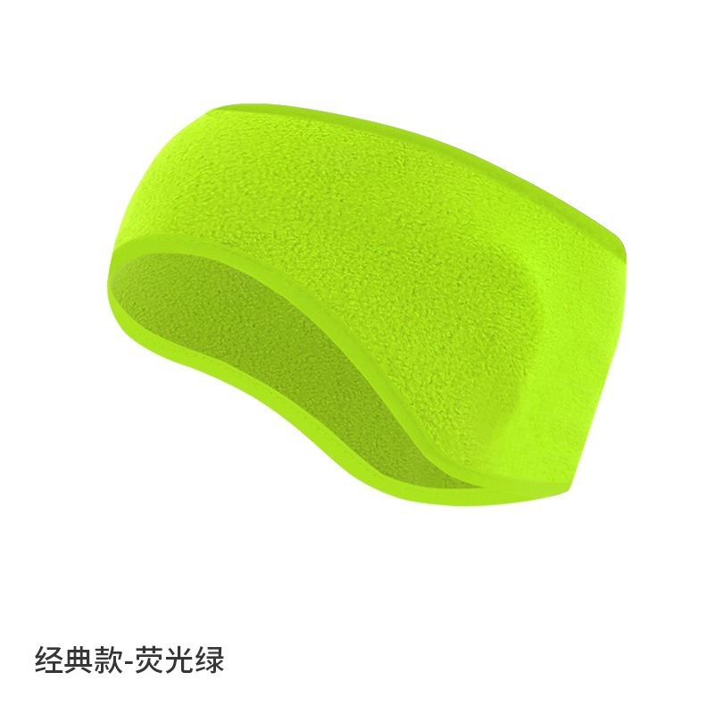 亚马逊防寒发带纯色抓绒防风额头保暖头带加绒加厚跑步运动护耳带|undefined