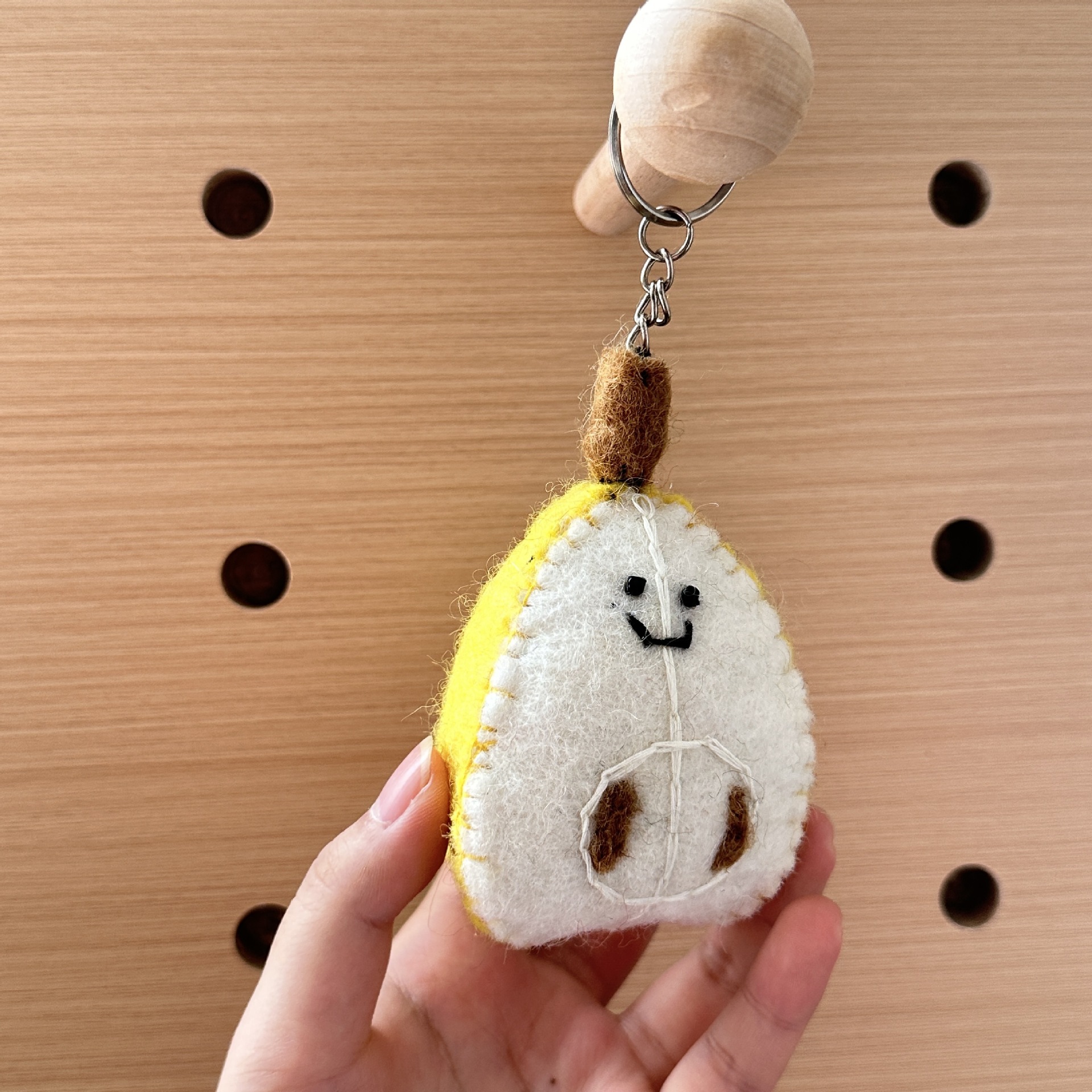 100g Weight Bag Pendant, Keychain Classification 1 Piece Quantity Holiday, Daily Occasion wool felt Material Fruit, Vegetable Pattern Cute Style 1 Piece Cute Fruit Vegetable Wool Felt Bag Pendant Keychain 28