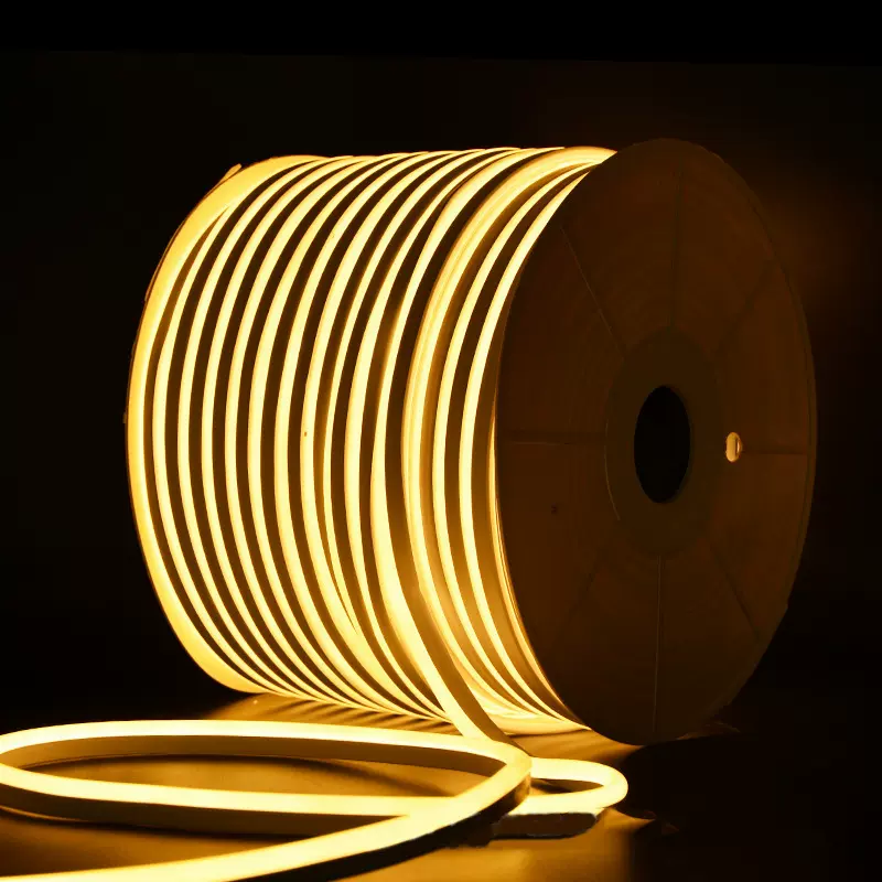 跨境LED柔性霓虹灯带220V高压广告招牌户外防水软灯条柜灯墙灯箱