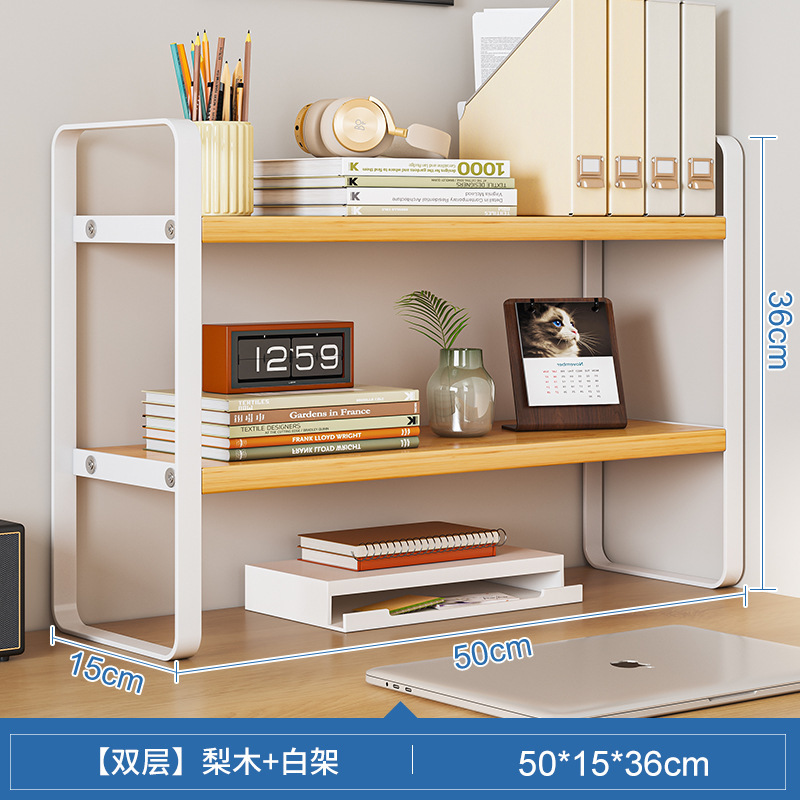 Estante de almacenamiento de escritorio, estantería de hierro forjado, panel de almacenamiento de escritorio, organizador de cosméticos para dormitorio de estudiantes, oficina