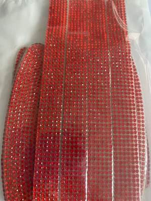 handlebar rhinestone sticker car exterior – Other Automotive Interior Supplies - classic-style-red-8-piece-set