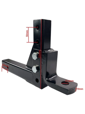 10-inch adjustable trailer arm quick connection car connecting arm traction hook accessories trailer off-road RV modification accessories (Other Car Modifications) - adjustable-trailer-arm-no-ball-no-latch-no-lock