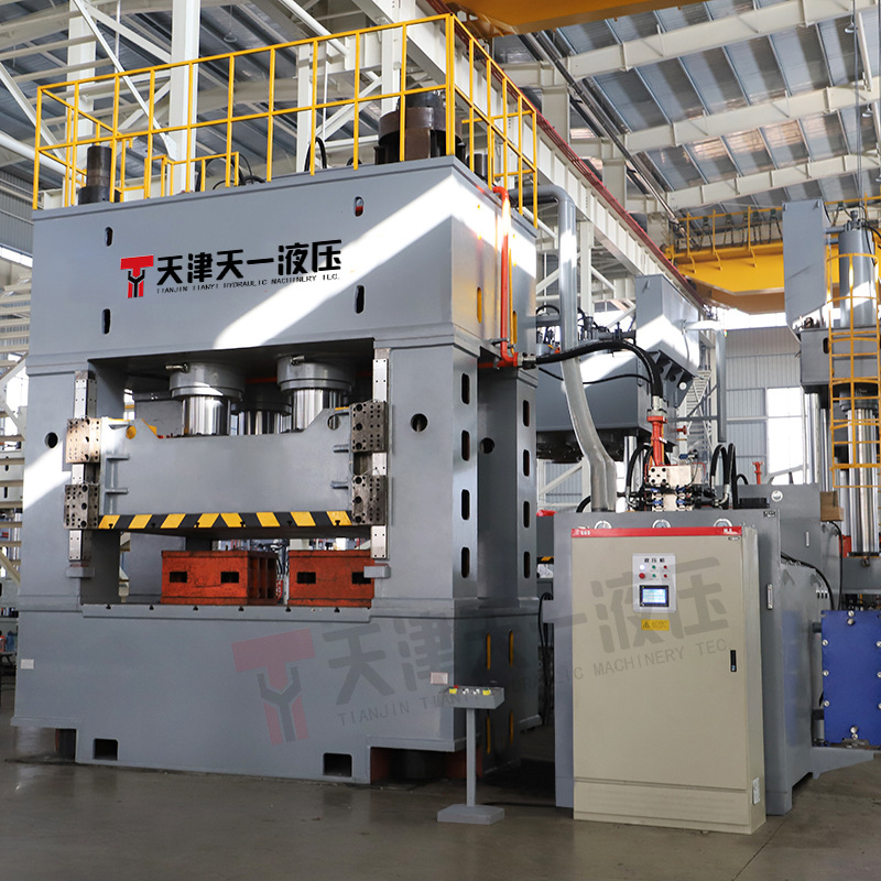 天一3000吨冷压模压框架式液压机 2000吨大型钢板压型伺服压力机