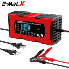 12V10A自動車バッテリー充電器14.6V10Aリン酸鉄リチウム充電器オートバイバッテリー充電器