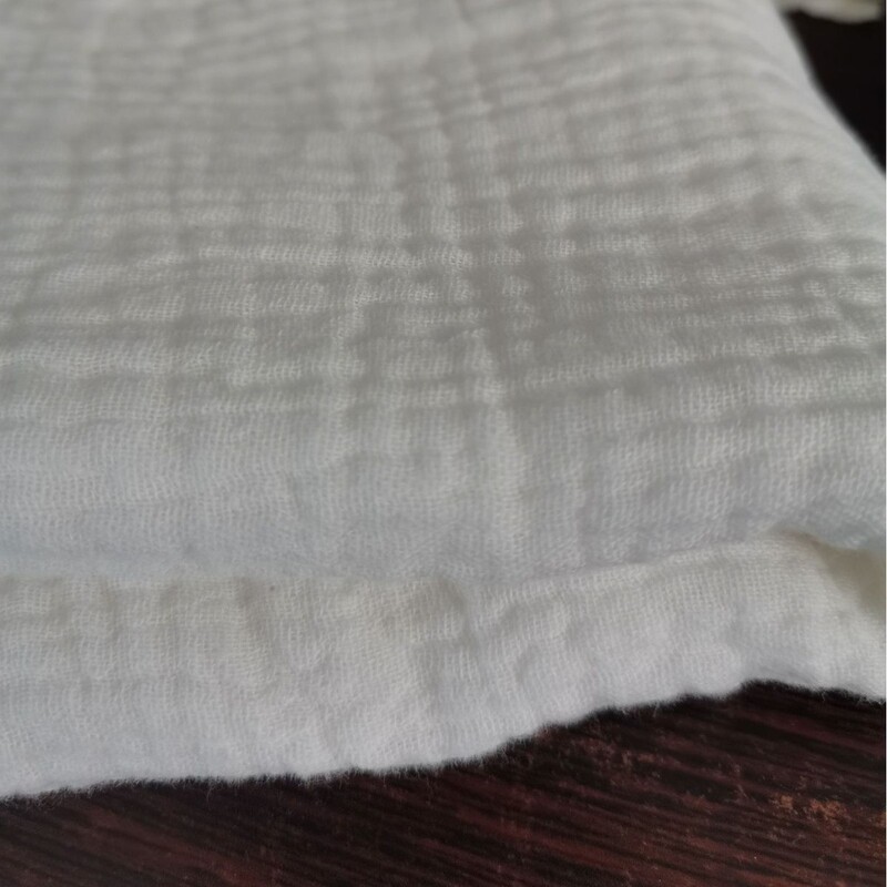 100% Cotton, 125 Grams, 135cm Wide, Double-Layer Gauze Crepe Fabric with Excellent Quality and Price from the Manufacturer's Warehouse 100% Cotton, 125 Grams, 135cm Wide, Double-Layer Gauze Crepe Fabric with Excellent Quality and Price from the Manufacturer's Warehouse
