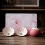 陶瓷釉下彩手绘粉色茶壶