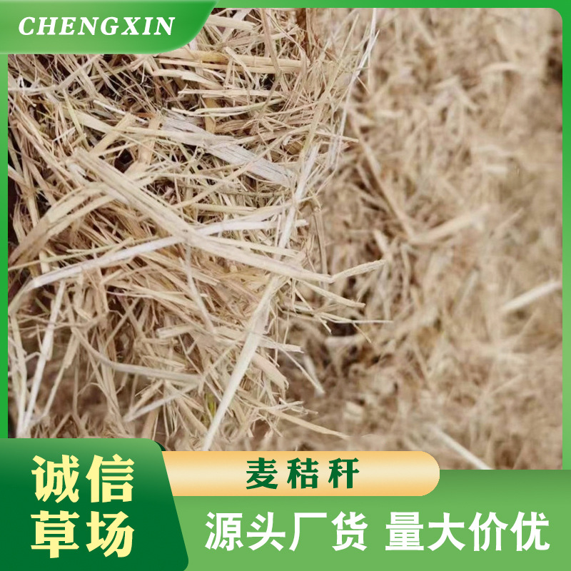 正阳厂家压块麦秸秆粗饲料 牛羊兔子青贮饲料 秸秆饲草植物性饲料