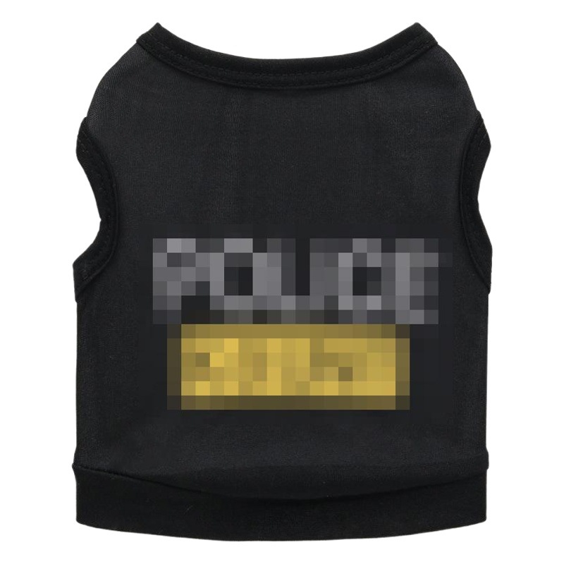 Ropa para mascotas chaleco perro ropa de verano poliéster transpirable oso de peluche ropa Calidad De fábrica Comercio exterior preferido