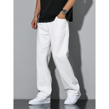 V 75987 Fleece Straight Micro Flare Jeans ����ֱͲ΢��ţ�п�
