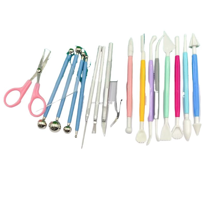 Clay handmade, tools set, ceramics, minifigure, material