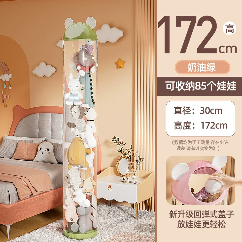 Doll, storage system, plush toy