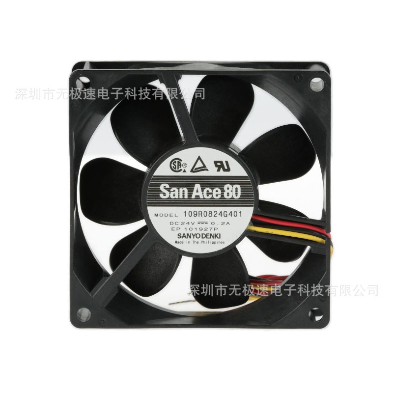 三洋 109R0824G401/G4011/G4D01/G4061/G402/G4D011 24V 散热风扇