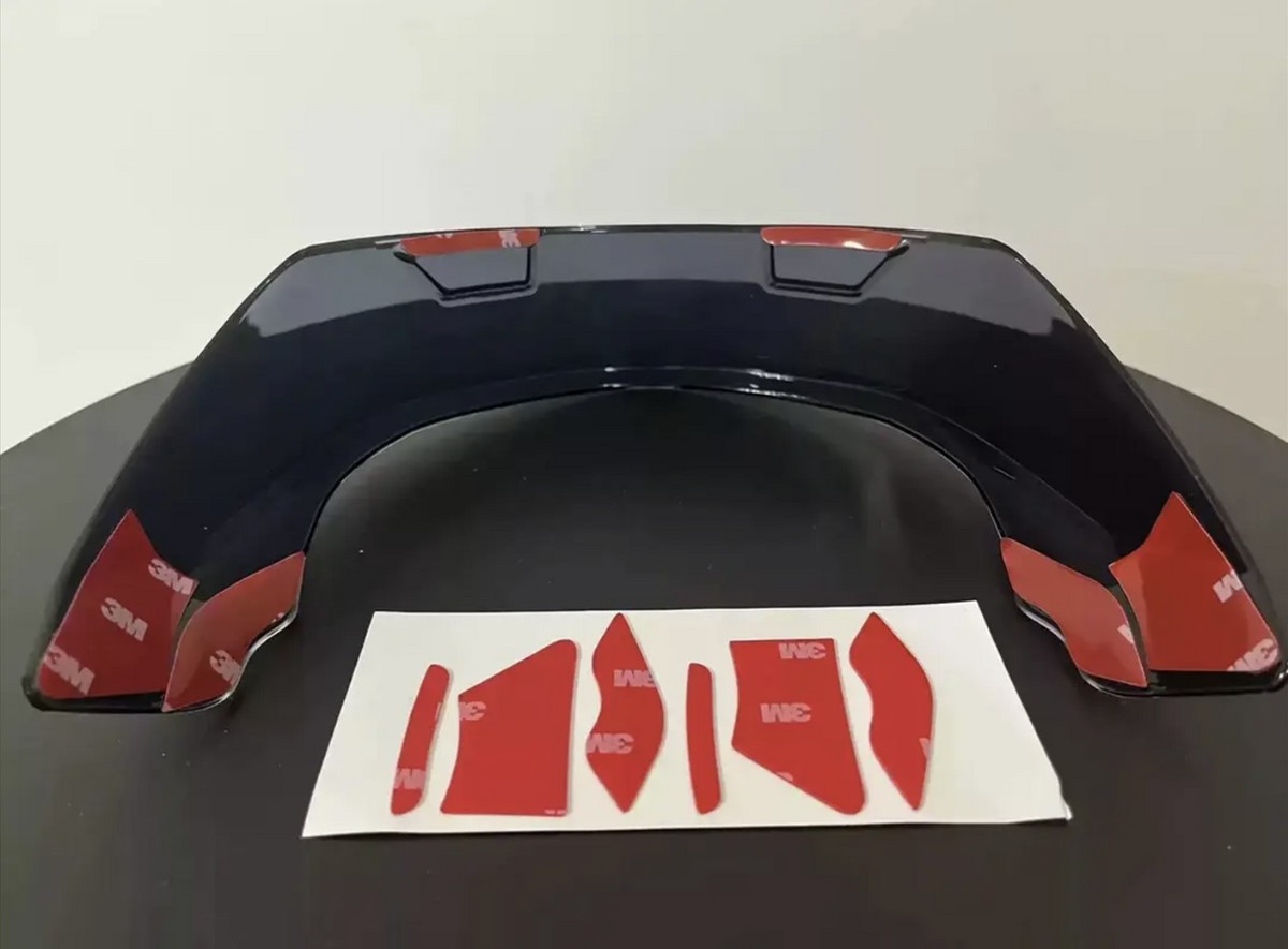 Used for Shoei Z8 Helmet Rear Wing Modification, Large Rear Wing, Wind Stabilizing Wing, Personalized Extension Accessories for the Track