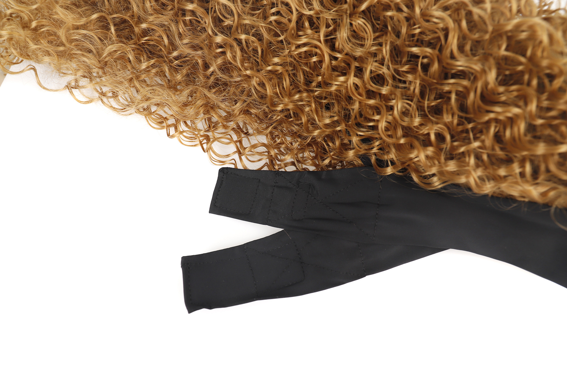 Synthetic wig Ice silk deep curly hair headband wig_voghion.com