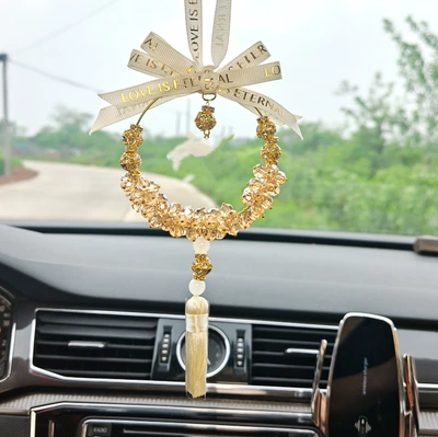 Car Hanging Ornament for Car hanging - gold-foreign-trade-crystal-gourd-style