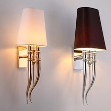 Creative led wall lamp hotels Modern Iron wall lamps Dining