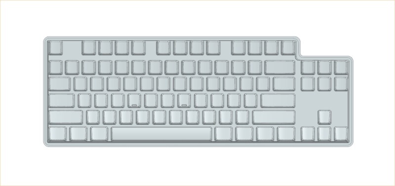 For Logitech keyboard K835 transparent Logitech K855 keyboard protective film silicone film wholesale For Logitech keyboard K835 transparent Logitech K855 keyboard protective film silicone film wholesale