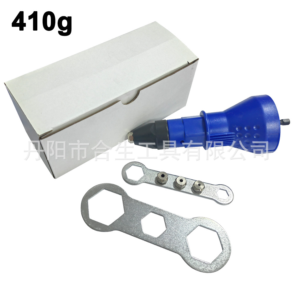 Transfronteriza pistola de remache accesorios de taladro eléctrico tuerca remachado núcleo tirando herramienta de conversión conjunta hardware