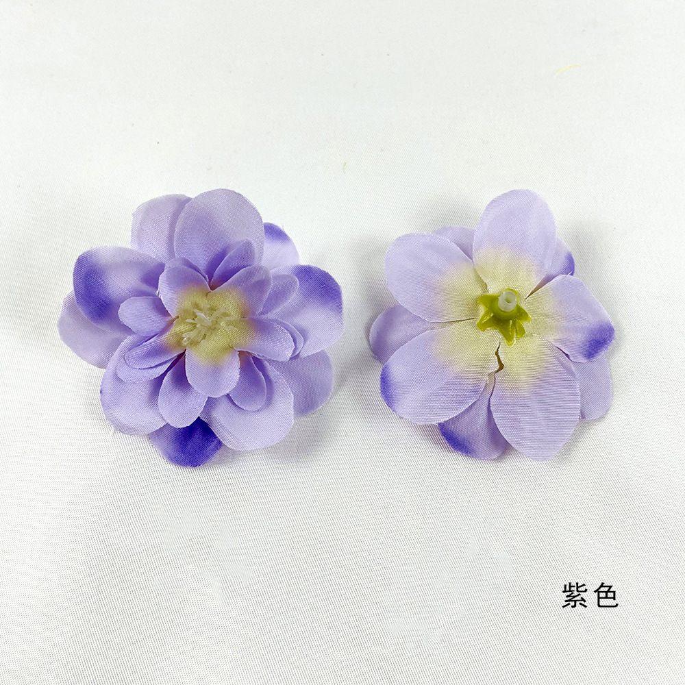 Flores hechas a mano de simulación de golondrina DIY ropa de decoración de cabello ilustración material de flores de pinzas flores falsas de hincia