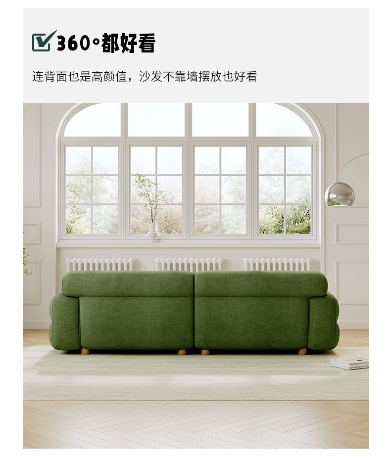 北欧布艺沙发小户型轻奢现代创意客厅三人直排式羊羔绒吐司沙发-阿里巴巴