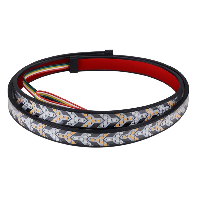 12-24V del carro del coche de exploración universal flecha Fishbone caja de cola streamer cola de dirección dinámica de recogida de luz de freno