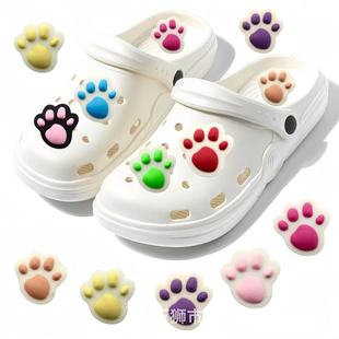 Claw Series Hole Shoes Shoe Buckle Portable Hole Bag Accessories Removable Buckle Holiday Party PVC Plastic Drop Buckle