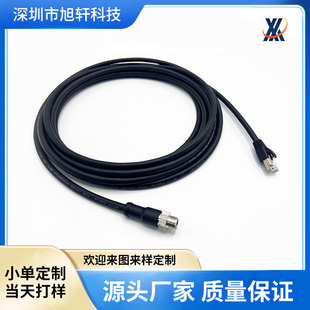 M12X���a�DRJ45����ĸ�W�j�B�Ӿ�8PIN���I���C�������L��