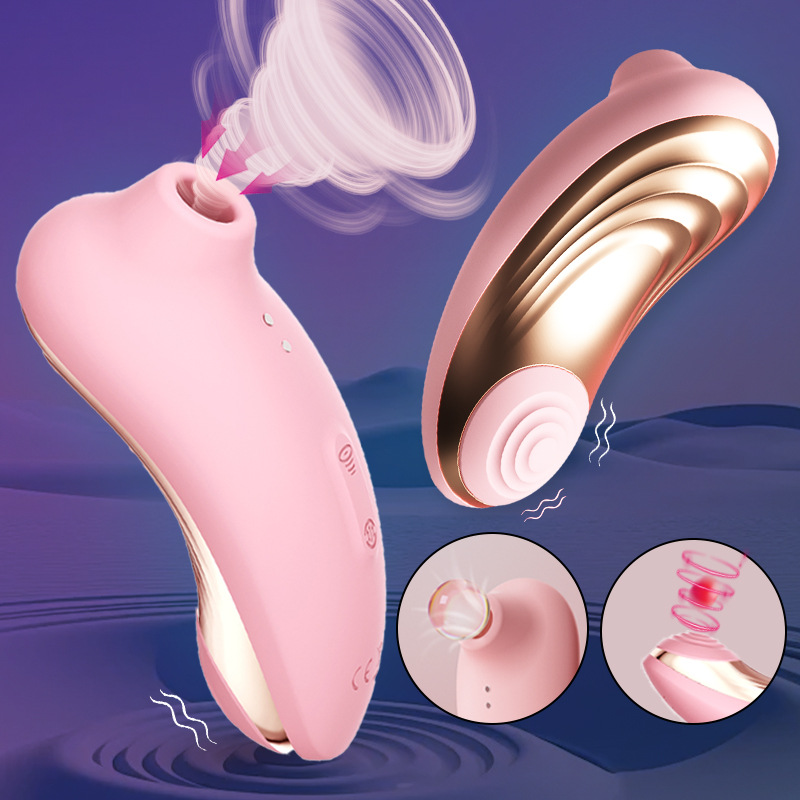 Female vibrator sucking and beating mini masturbation device sucking Yin breast sucking and teasing mute night cherry wolf dog adult supplies
