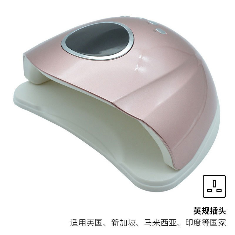 Lámpara de manicura transfronteriza de alta potencia de 180W, luz de fototerapia de manicura de inducción inteligente, lámpara UV de horneado especial para manicura