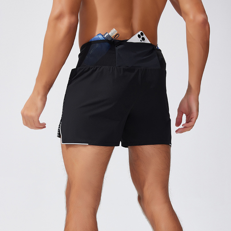 Pantalones cortos de secado rápido para correr a campo traviesa de maratón para hombres y mujeres image 9