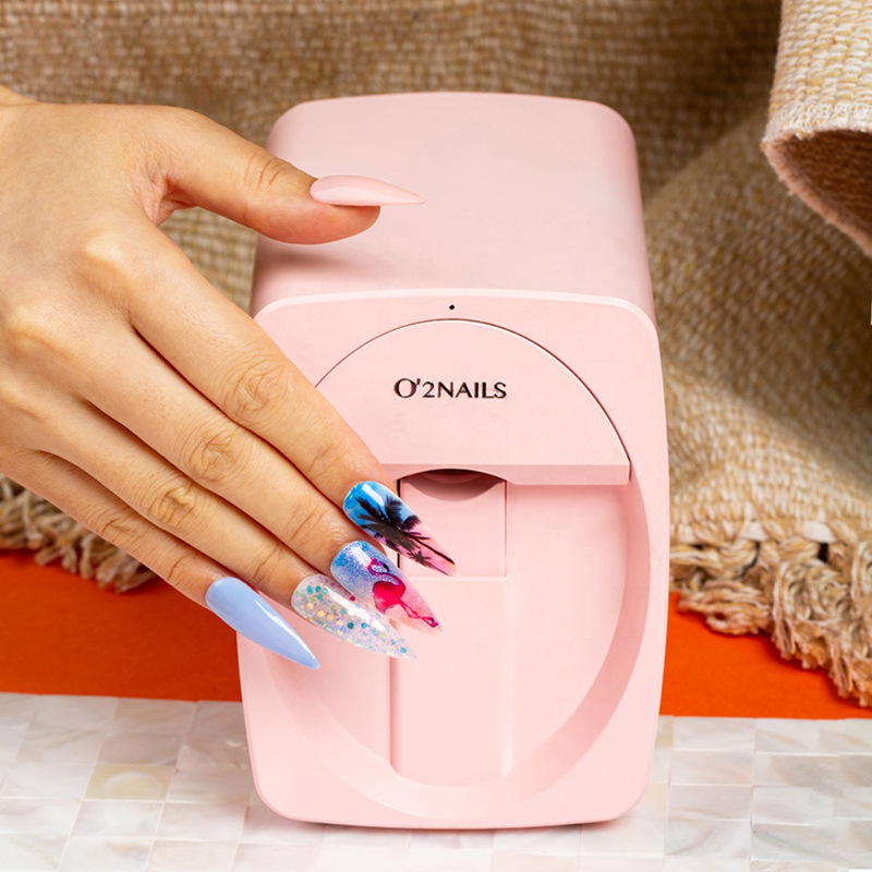 O2NAILS Impresora de uñas inteligente portátil Master Mini Mini Impresora de uñas Self-Service M1