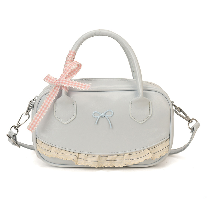 2026 nuevo bolso coreano para niños bolso de encaje de estilo extranjero bolso adorable arco bolso accesorios de niña pequeña