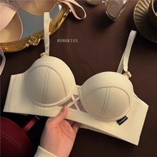 2025新款内衣女半杯小胸聚拢显大无钢圈防下垂收副乳女士文胸套装