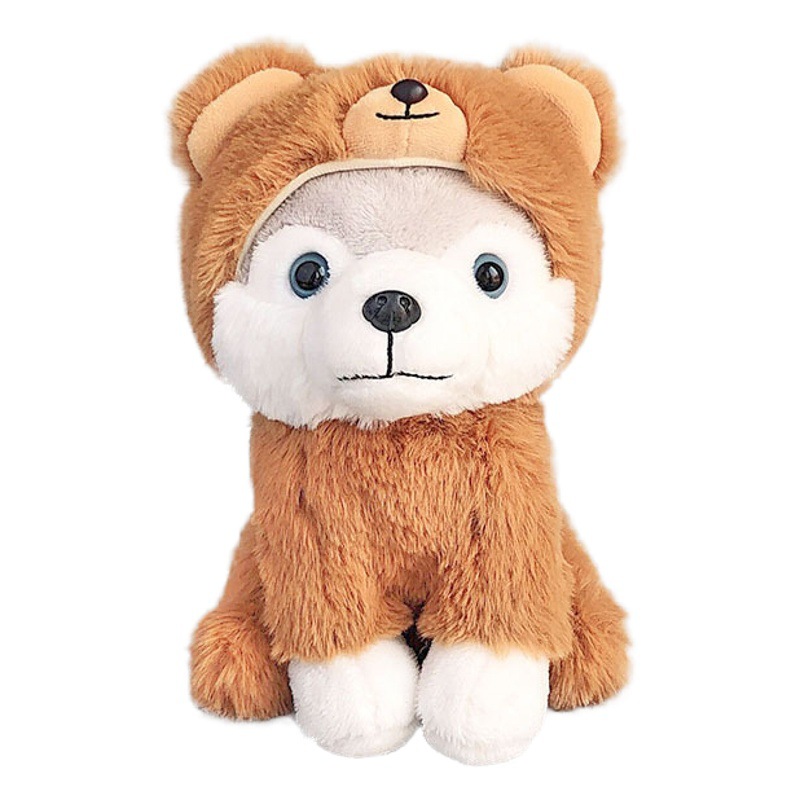 Muñeco de Peluche de Husky de Comercio Exterior con Temática de Dibujos Animados, Lindo Erha, Regalo Calmante para Niños, Cachorro, Dinosaurio, Transfronterizo, Gran Venta