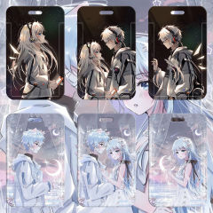 Heartbroken Men and Women Card Holder Student Campus Card Meal Card Bus and Subway Worker Badge Kindergarten ID Card Access Card Protective Case