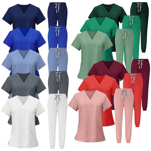 Cross-border delivery of summer doctor and nurse work uniforms, beauty hospital pet dental operating room hand washing clothes set
