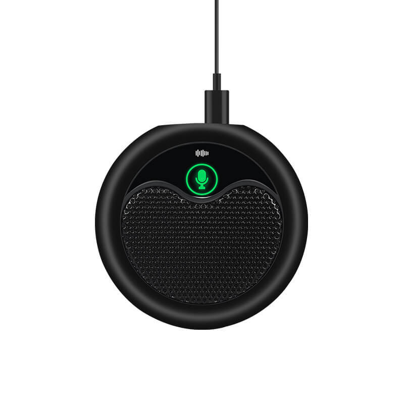 JIY全向桌面麦克风 电脑直播视频会议收音迷你界面有线USB话筒