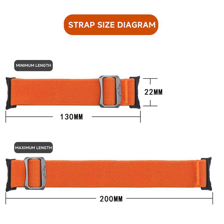Correa elástica de nylon para la serie de reloj de Google 41 / 45mm correa transpirable de deportes de negocios
