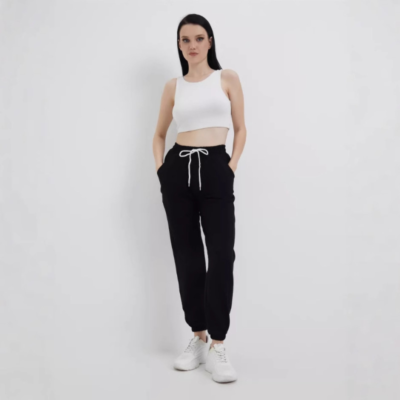 2025 Spring and Autumn New Men's and Women's Casual Sports Fleece Sweatpants Leggings Multi-Color Pants Ready Stock Manufacturer Wholesale